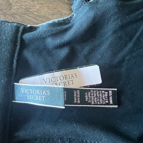 NWT Victoria Secret Lined Demi Velvet Sparkle Bra Body By Victoria Size 38DD - Picture 4 of 6